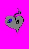 Petit dessin d'un coeur triste