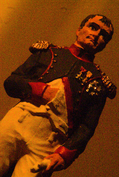 Napoléon - Photo d'une figurine de plomb.